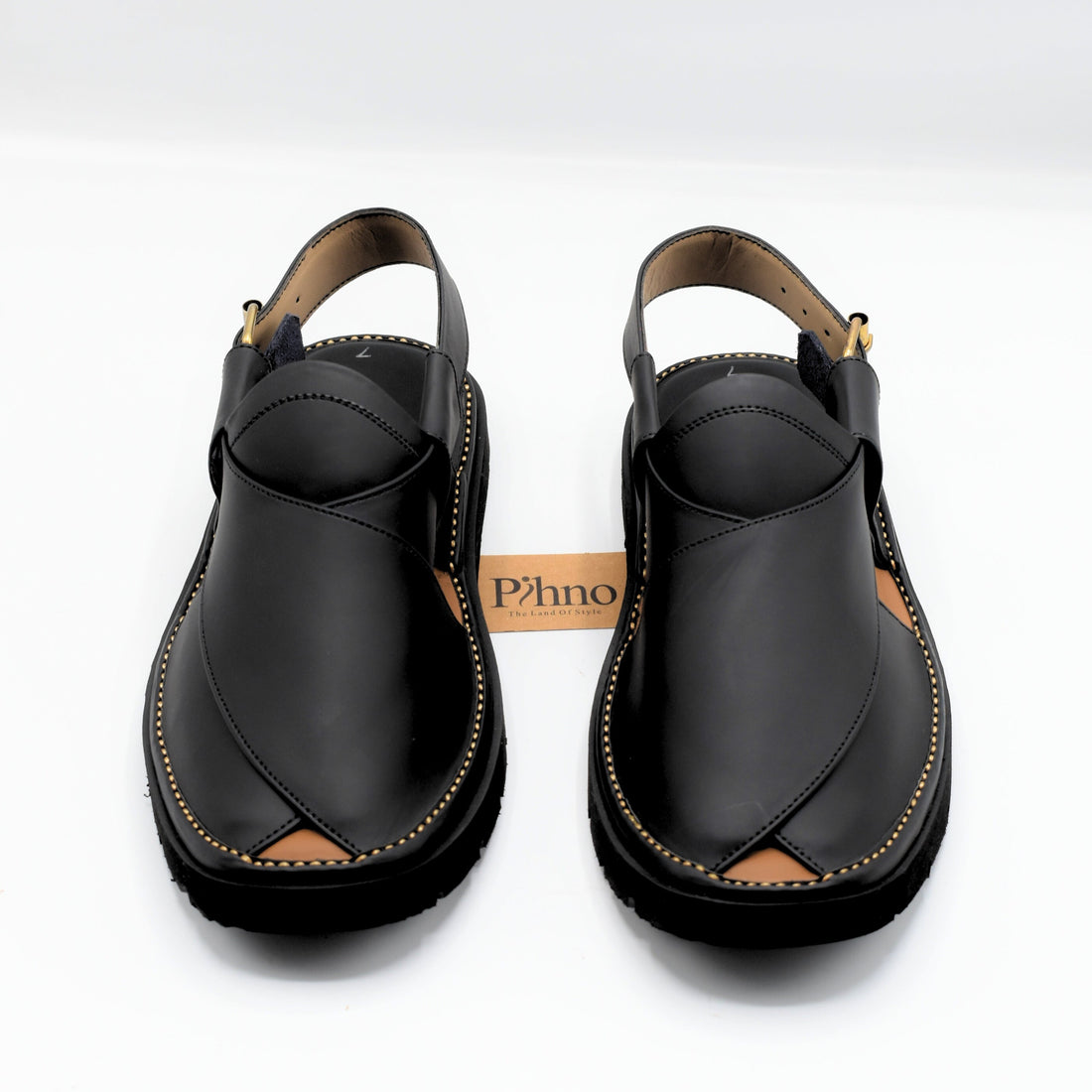 Pihno Gogo kaptan Sandal (Black)