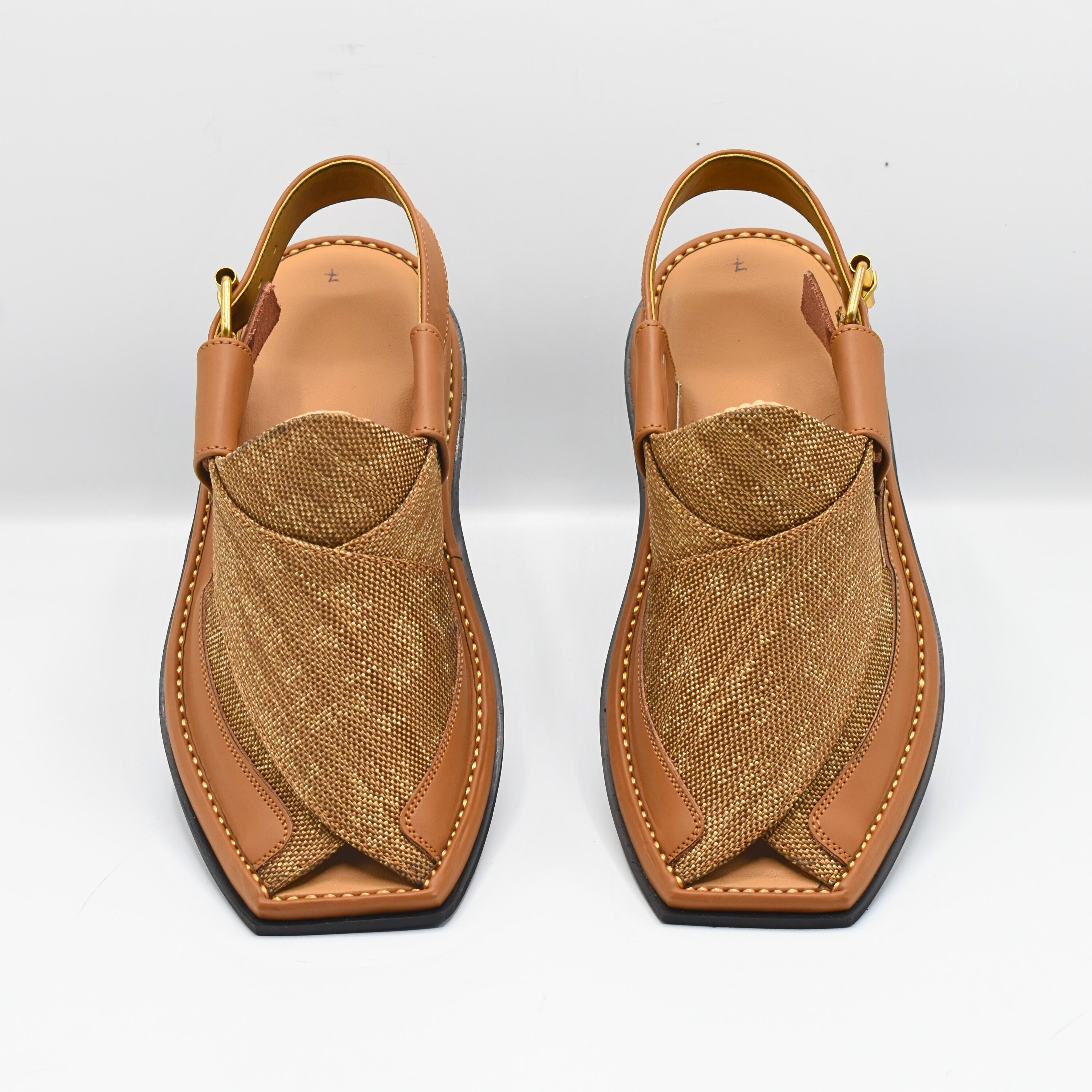 Pihno Fabric Blue Zalmi Chappal