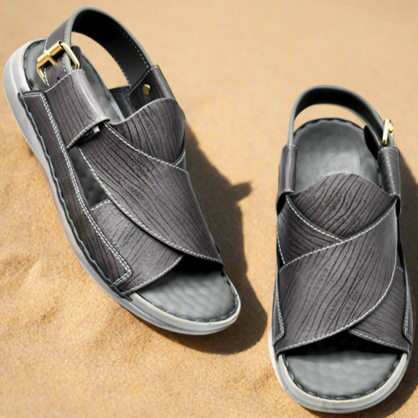 Pihno Dark Brown Medicated Sandal