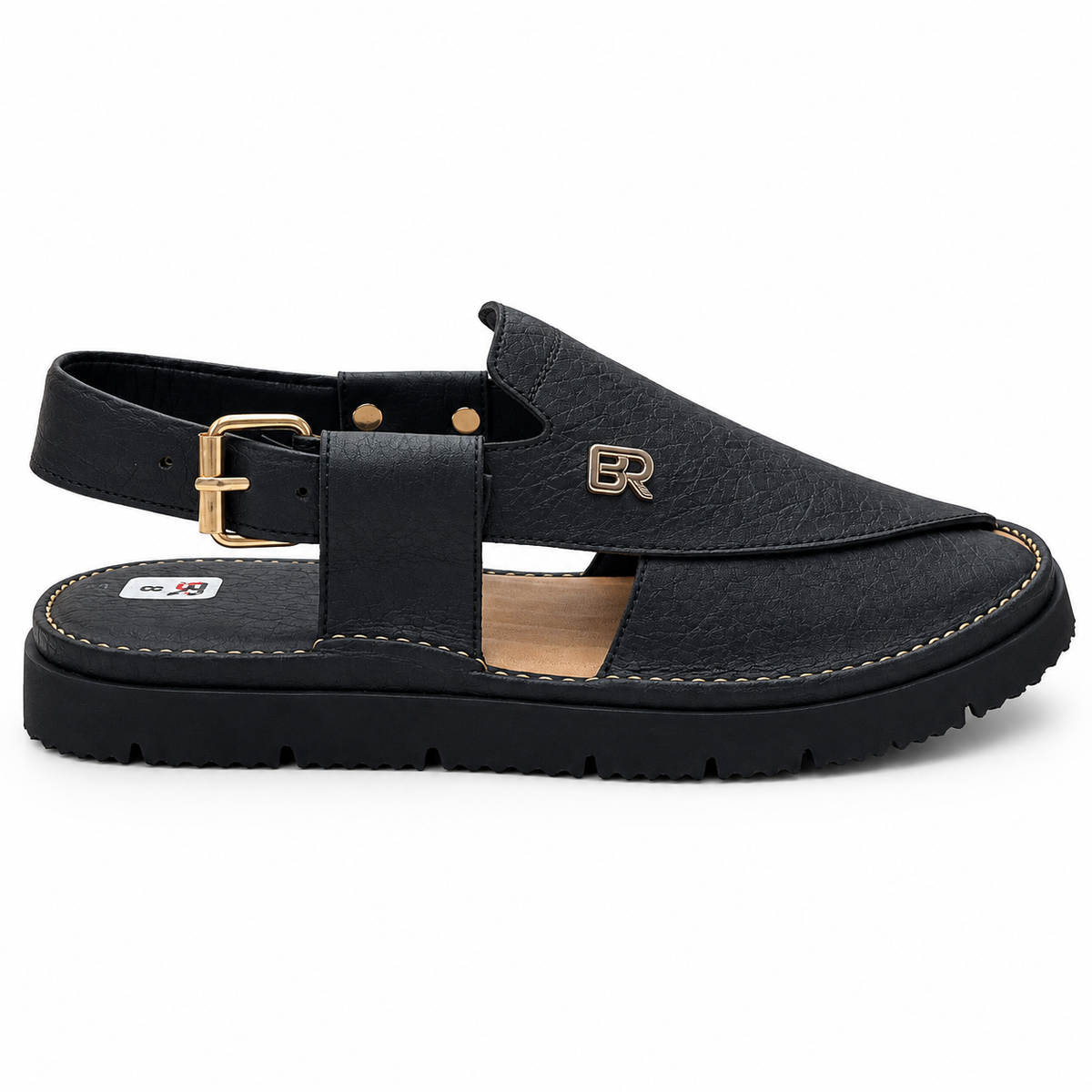 Pihno Fancy Gogo  Sandal (Black)