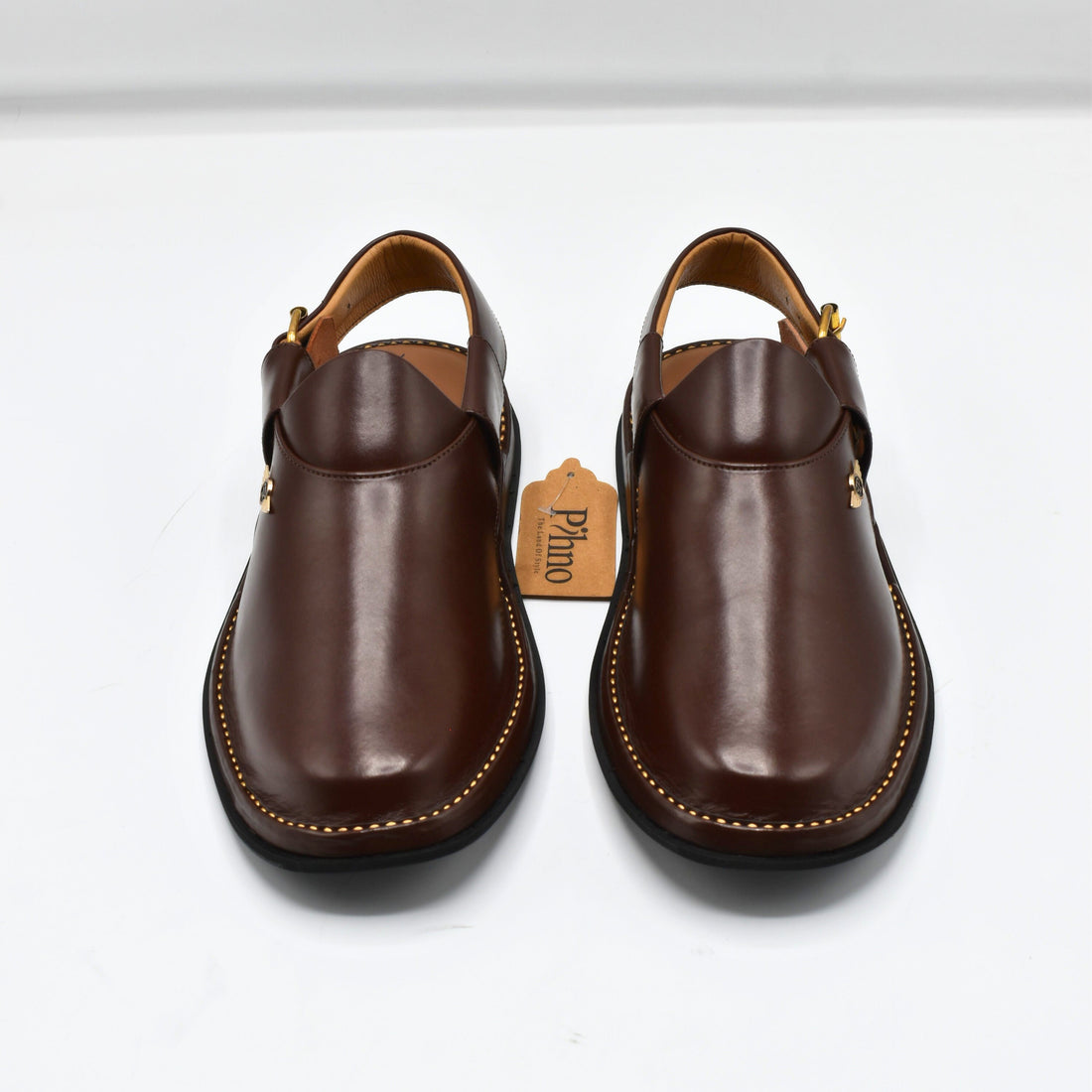 Pihno Dark Brown Dolphin Sandal