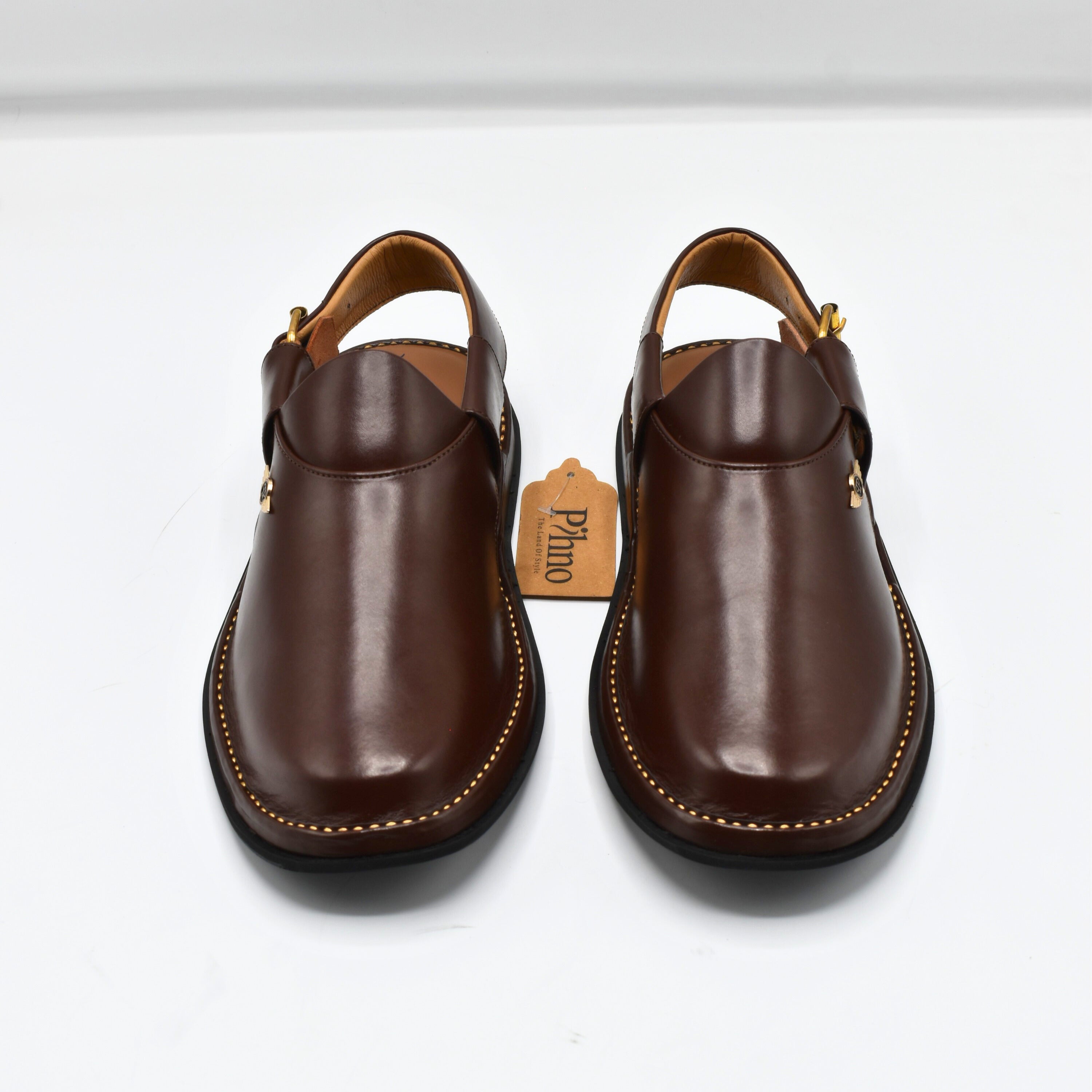 Pihno Dark Brown Dolphin Sandal