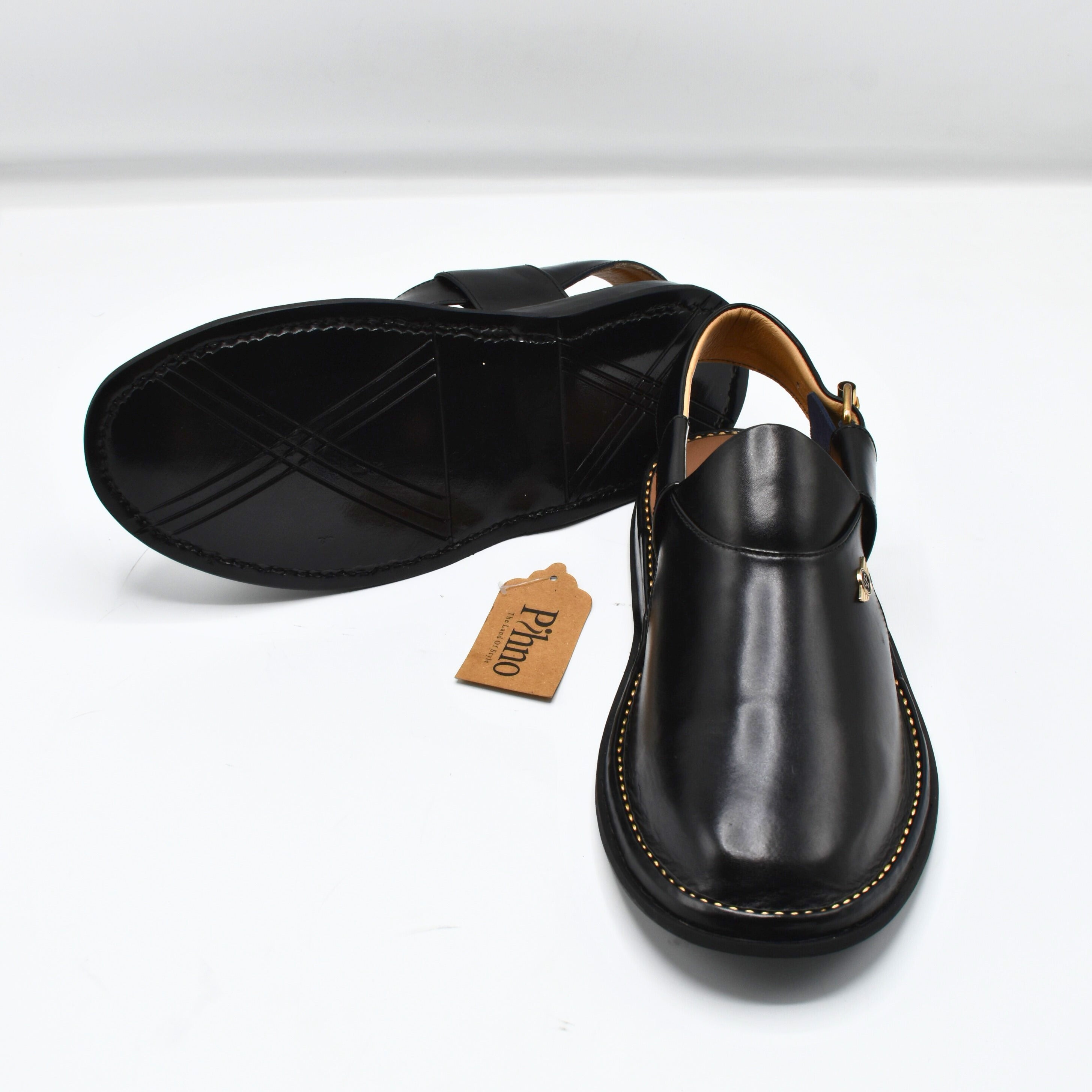 Pihno Dark Brown Dolphin Sandal