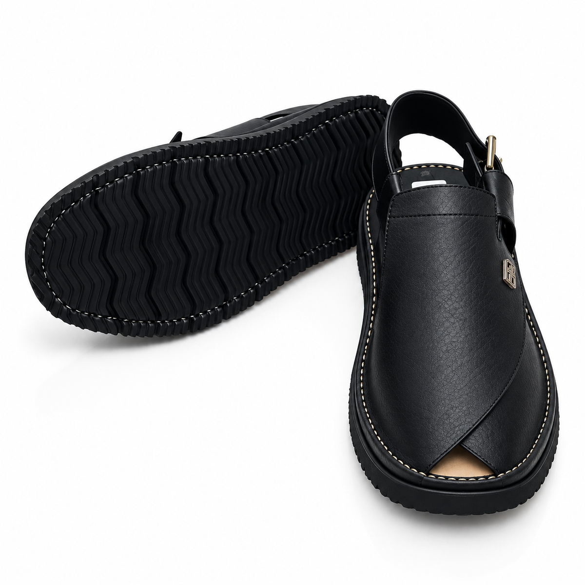 Pihno Fancy Gogo  Sandal (Black)