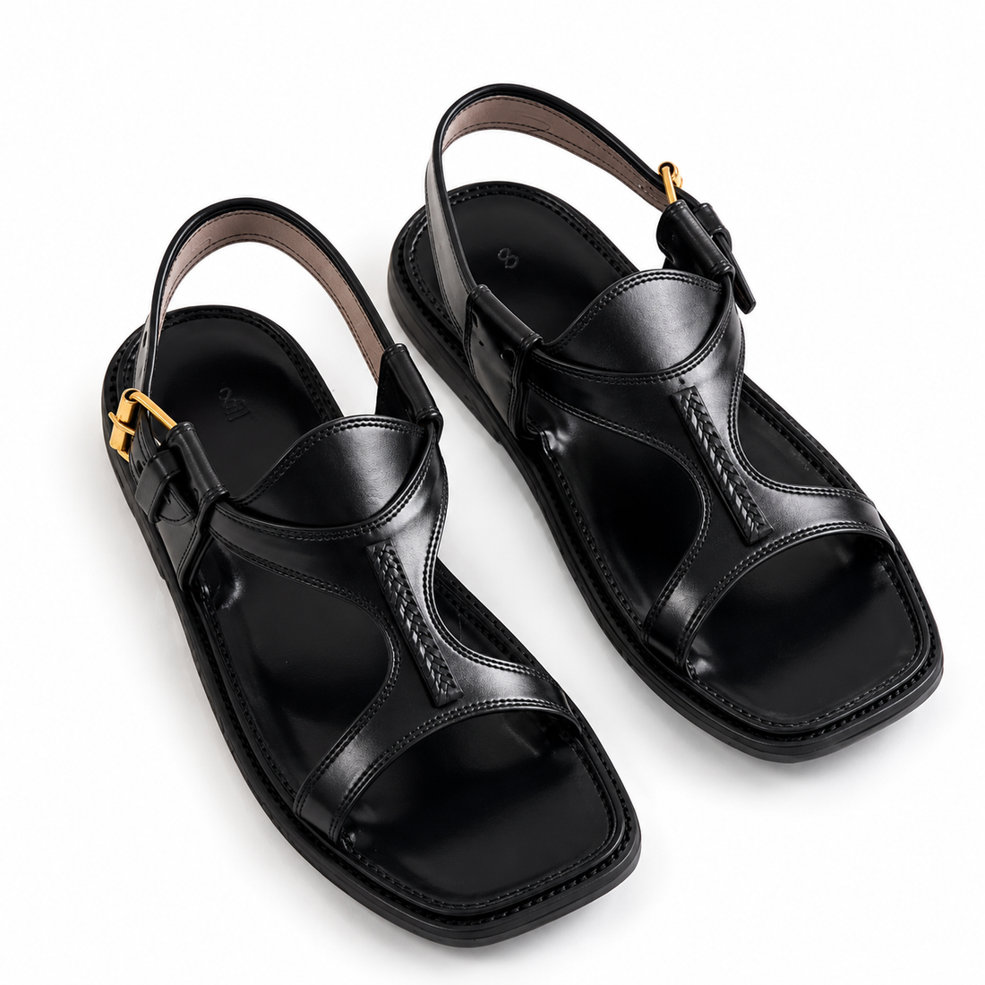 Pihno Premium Panjedar Sandal (Black)