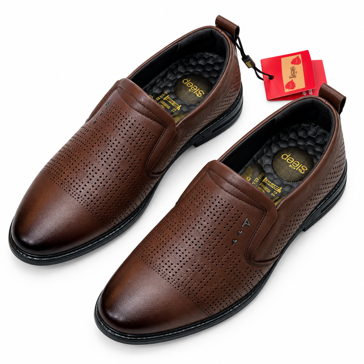 Classic Perforated Loafers For Men ( Imported )