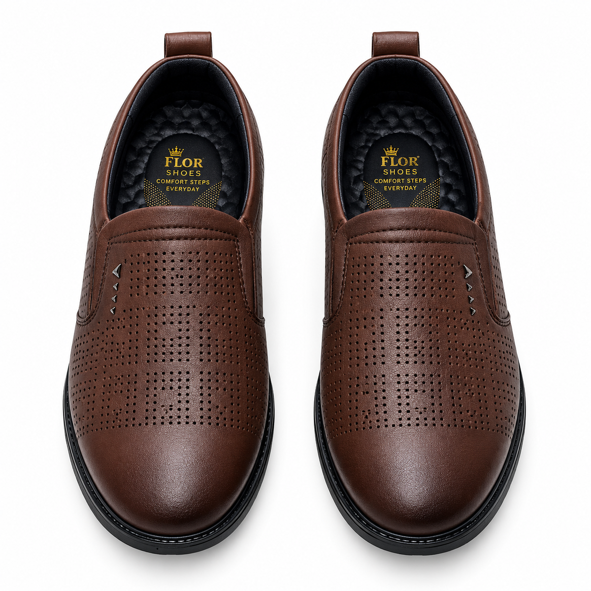 Classic Perforated Loafers For Men ( Imported )