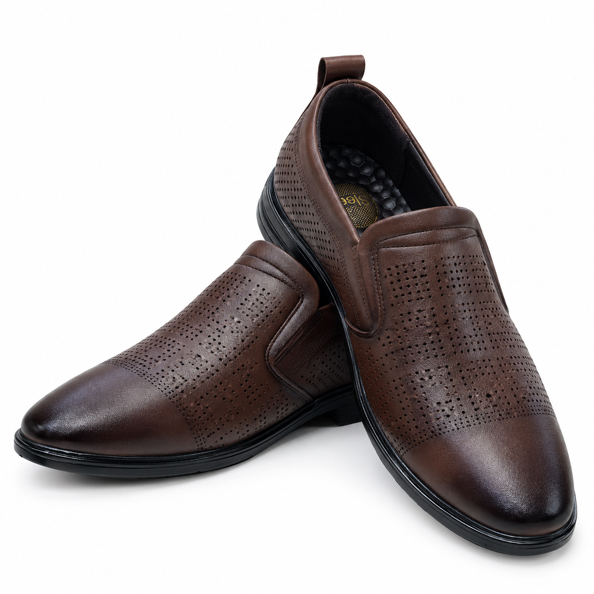 Classic Perforated Loafers For Men ( Imported )
