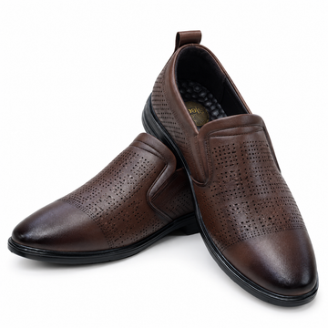 Classic Perforated Loafers For Men ( Imported )