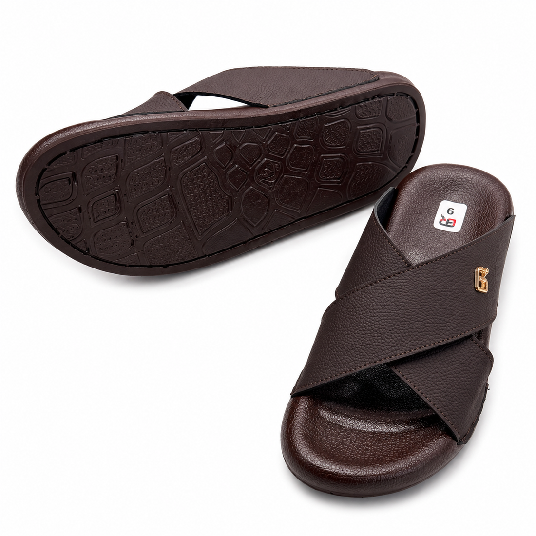 Handmade Washble & Polishable Medicated Slipper ( Imported Leather )