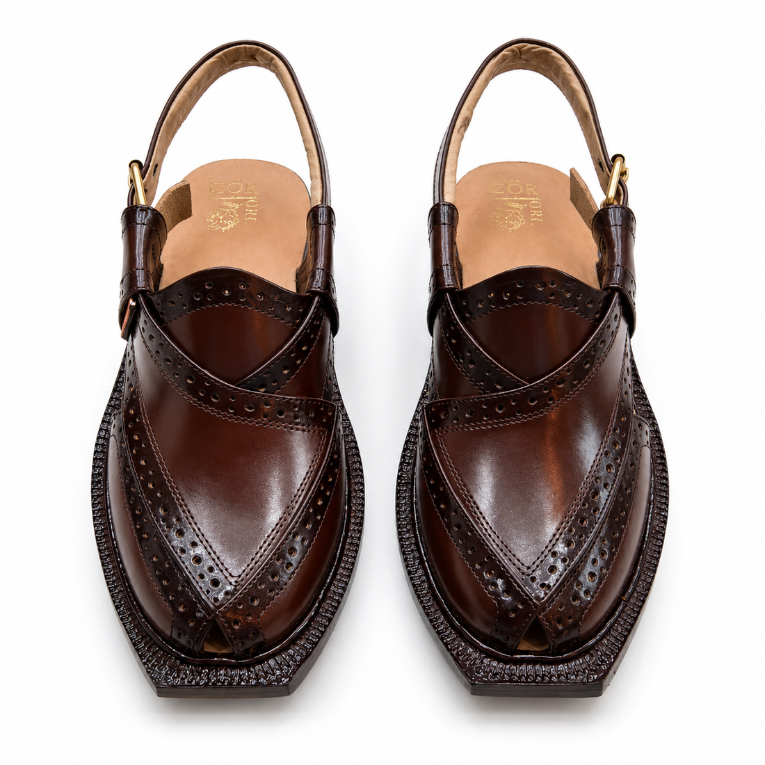 Pihno Premium Shaheen Sandal ( Brown )