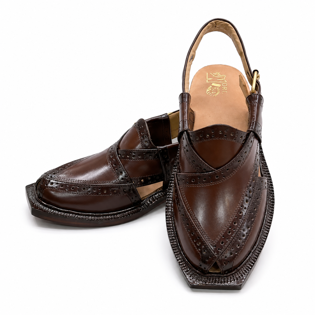 Pihno Premium Shaheen Sandal ( Brown )