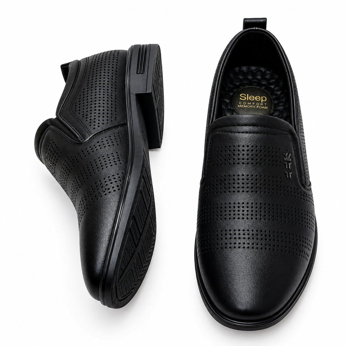 Classic Perforated Loafers For Men ( Imported )