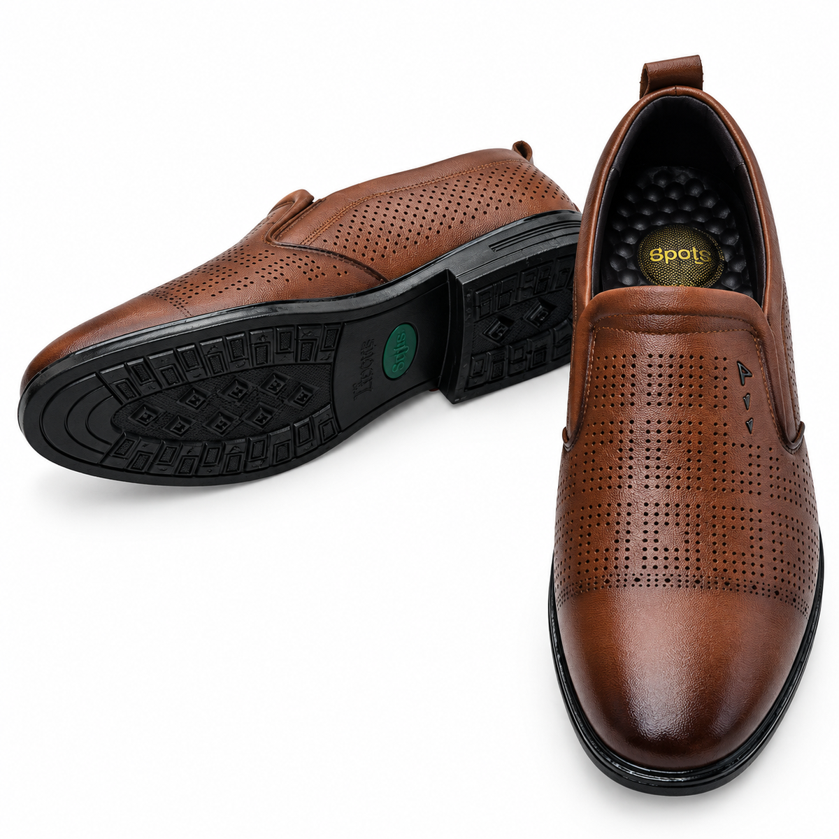 Classic Perforated Loafers For Men ( Imported )
