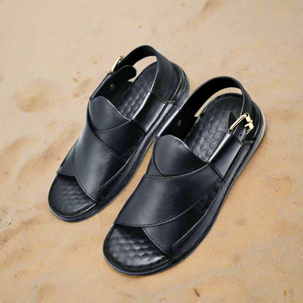 Pihno Dark Brown Medicated Sandal