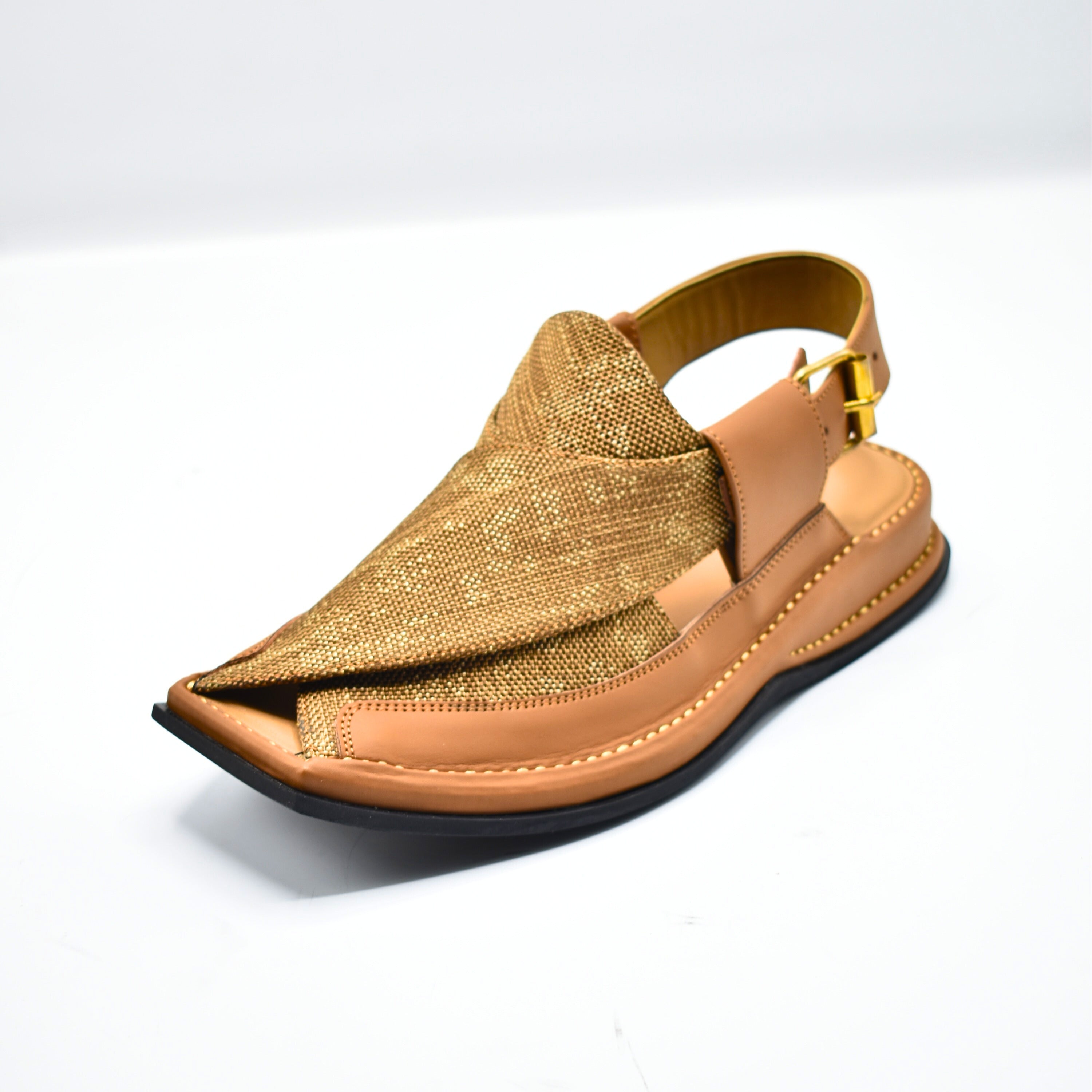 Pihno Fabric Blue Zalmi Chappal