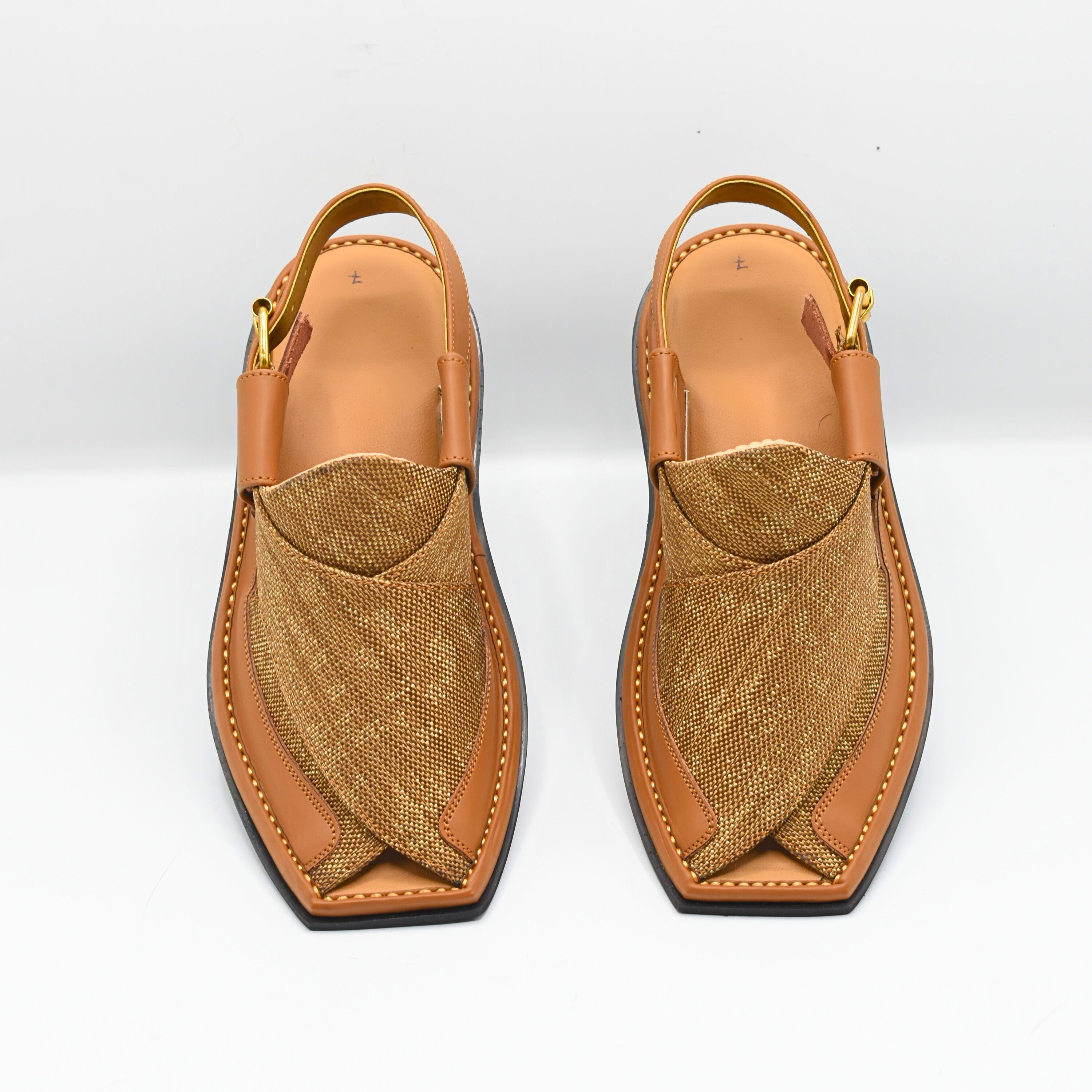 Pihno Fabric Blue Zalmi Chappal