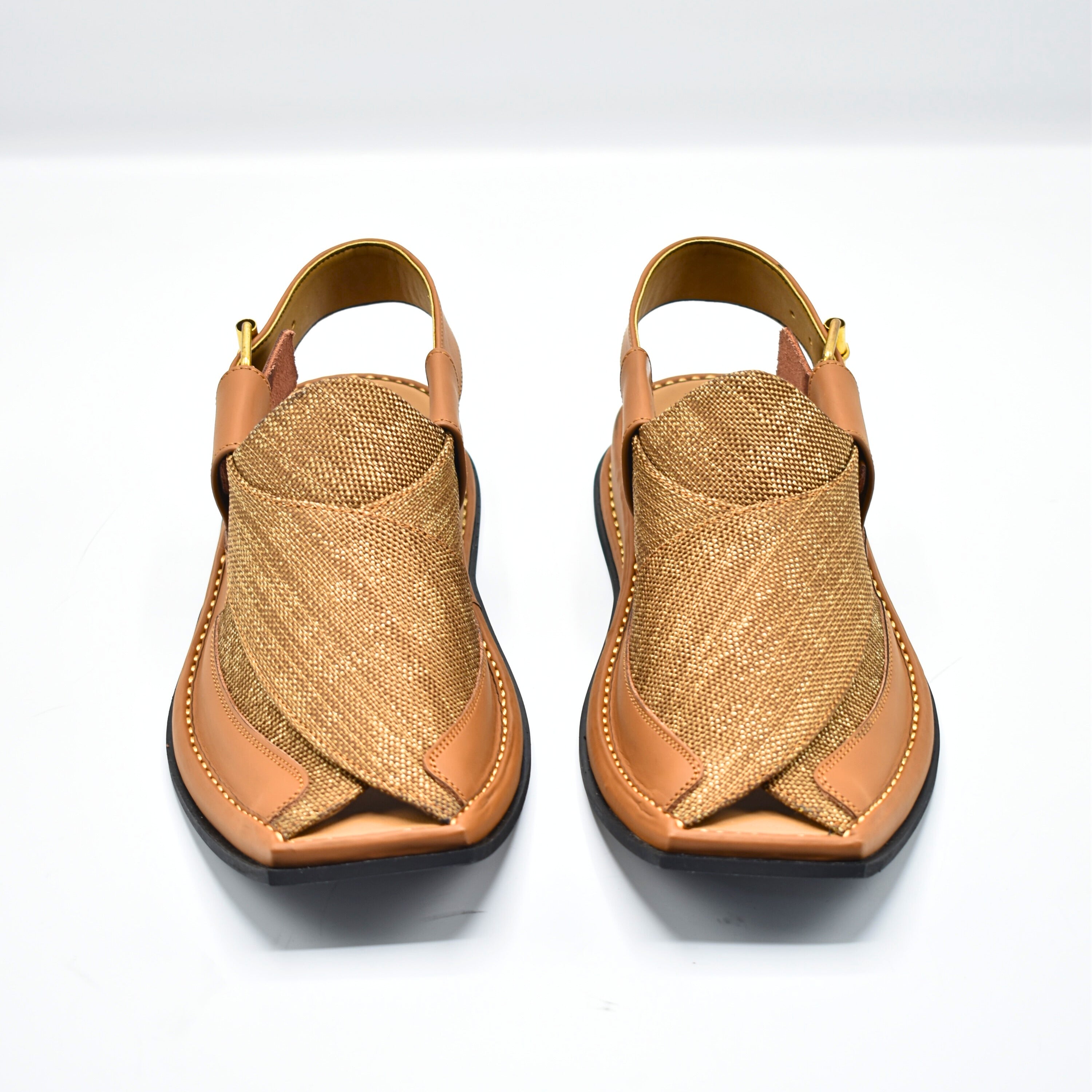Pihno Fabric Blue Zalmi Chappal
