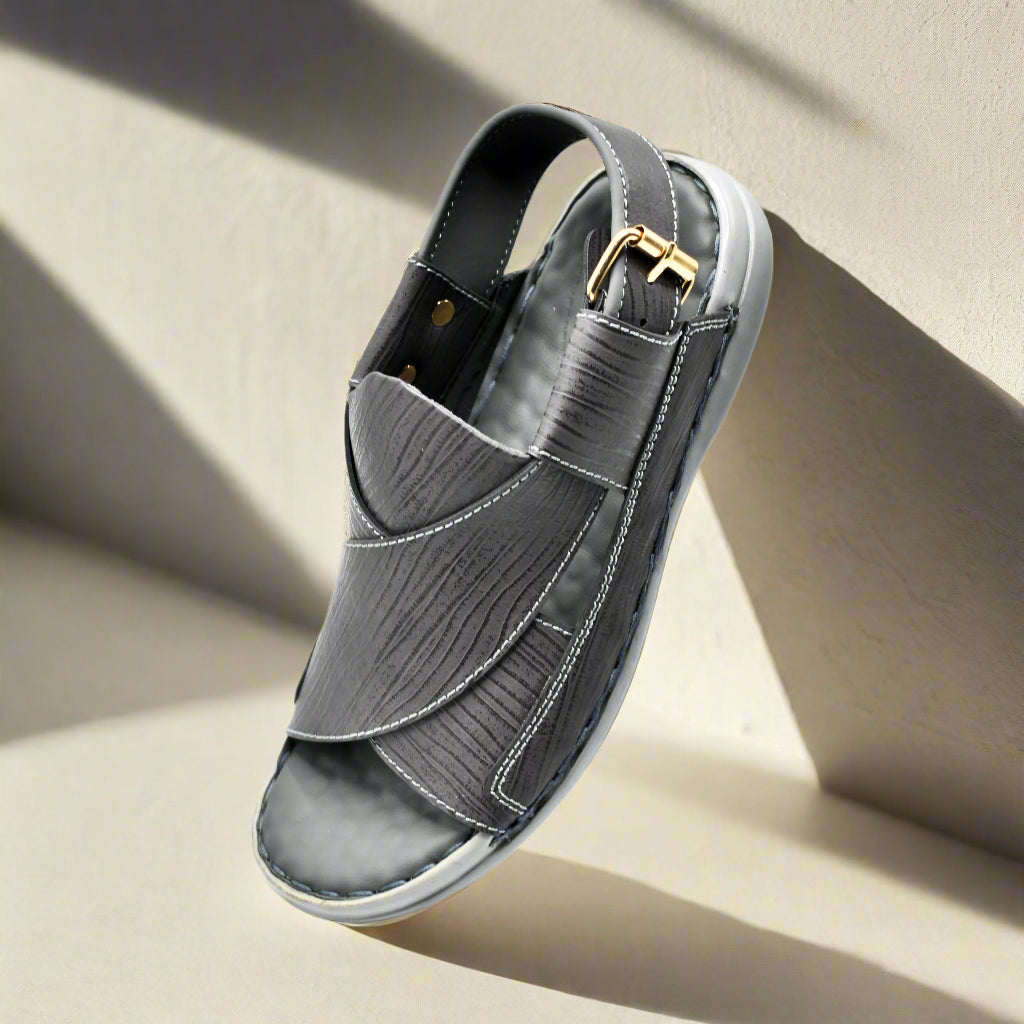 Pihno Dark Brown Medicated Sandal