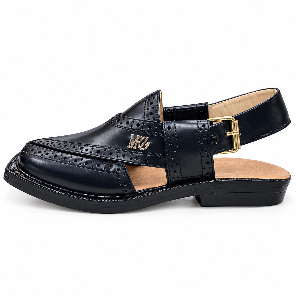 Pihno Premium Shaheen Sandal (Black )